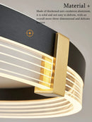 Nordic LED Ceiling Light: Axyaa Modern Minimalist Luxury Bedroom Lamp