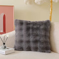 Axyaa Tuscany Faux Fur Pillow | Luxury Plush Sofa Cushion