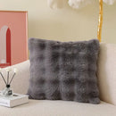 Axyaa Tuscany Faux Fur Pillow | Luxury Plush Sofa Cushion
