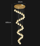 Axyaa Modern LED Ceiling Chandelier for Bedroom and Dining Room