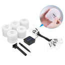 Axyaa Solar Lantern String Lights: Waterproof Fairy Garden Decor for Christmas Wedding Party