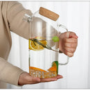 Axyaa Glass Teapot Kettle, Large Capacity, Heat Resistant, Creative Design