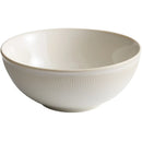 Axyaa Large Ceramic Soup Noodle Bowl - Beige Boiled Sauerkraut Fish Dish
