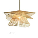 Axyaa Rattan Multi-layer Pendant Lights for Dining Room and Living Room Décor