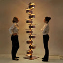 Axyaa Wood Floor Lamp for Master Bedroom and Living Room