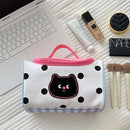 Axyaa Cartoon Cute Waterproof Cosmetic Bag - Portable Organizer for Women