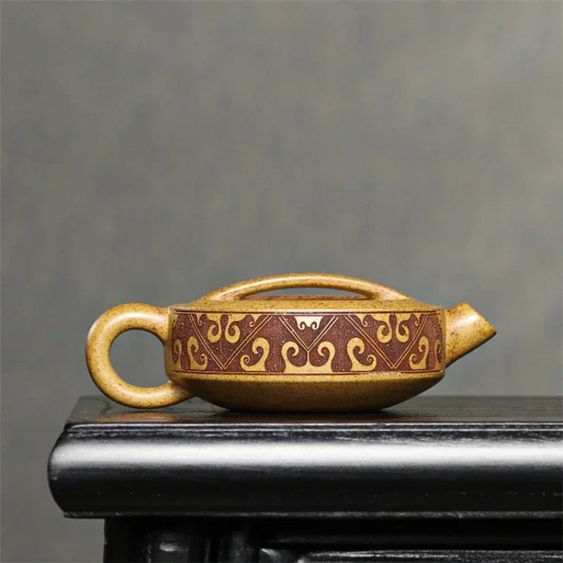 Axya Yixing Purple Sand Jade Rabbit Teapot Set