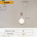 Axyaa Iron Ball Lampshade LED Wall Sconce for Modern Home Decor