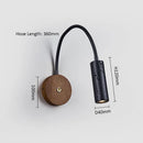 Axyaa Antique Style Wall Lamp with Adjustable Switch for Bedroom Reading