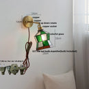 Nordic Modern LED Wall Lamp with Pull Chain Switch by Axyaa