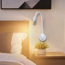 Axyaa LED Gooseneck Wall Light Sconces in 4 Colors for Study Desk and Bedside