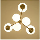 Axyaa Milk White Glass Pendant Lights for Modern Decor Lighting