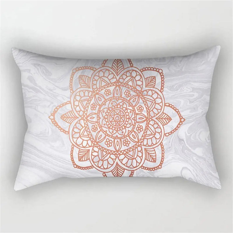 Axyaa Geometric Striped Rectangular Pillowcase for Home Decor