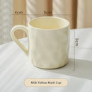 Axyaa Elegant Ceramic Mug Set - Stylish & Functional Coffee Cup in Light Luxury Style