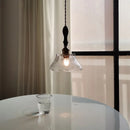 Axyaa Nordic Glass LED Pendant Light with Adjustable Copper Socket Wire