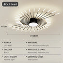 Axyaa Modern LED Chandelier - Fireworks Decorative Lights for Dining & Living Room