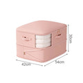 Axyaa Vacuum Storage Bags: Large Capacity, Transparent, Dustproof, Multifunctional Clothing Storage Bag
