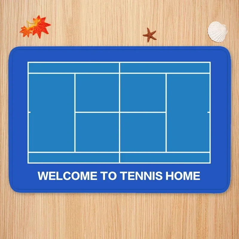 Axyaa Non-slip Tennis Court Door Mat Carpet for Home Decoration