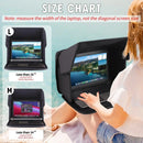 Axyaa Laptop Sun Shade Hood for Outdoor Work, Fits Macbook Lenovo Dell.