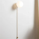 Axyaa Nordic LED Wall Lamp for Living Room Bedroom - E27 Bedside Light