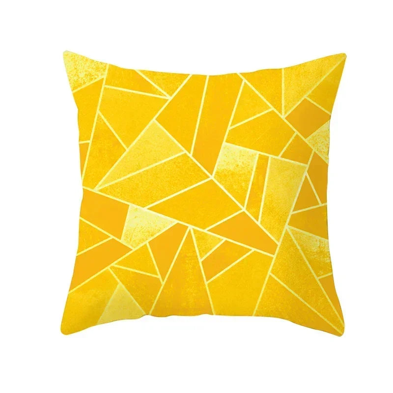 Pineapple Leaf Cushion Cover - Axyaa Summer Yellow Decor Pillowcase