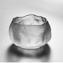 Axyaa Pink Handmade Glass Japanese First Snow Tea Cups