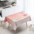 Axyaa Geometric Tree Waterproof Tablecloth for Home and Restaurant Decor