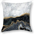 Axyaa Luxe Marble Pattern Pillow Covers for Sofa Bedroom Car.