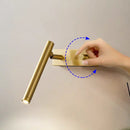 Axyaa Minimalist Copper Wall Lamp for Reading with Modern Design