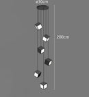 Axyaa Dining Room Chandelier - Modern Indoor Ceiling Light Fixture