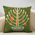 Axyaa Ethnic Style Linen Cushion Cover 45x45cm for Home Sofa Car Decoration