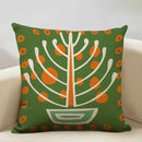 Axyaa Ethnic Style Linen Cushion Cover 45x45cm for Home Sofa Car Decoration