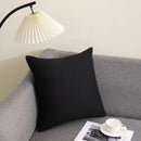 Axyaa Solid Cotton Line Pillow Case Soft Breathable Nordic Decor Pillow Cover