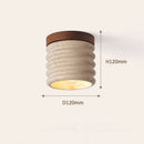 Axyaa Wabi Sabi Yellow Stone Downlight Ceiling Light for Hotel Restaurant Decor