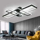 Axyaa Modern LED Chandelier: Nordic Aluminum Ceiling Light with Remote Control