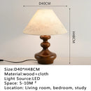 Axyaa Retro Contemporary Table Lamp for Living Room Study Bedroom LED Bedside Light