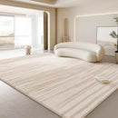 Axyaa Soft Cream Style Carpet Rug | Thick Washable Fluffy Mat for Living Room & Bedroom