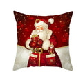Axyaa Festive Christmas Pillow Case for Sofa Decor Merry Xmas Cushion Cover