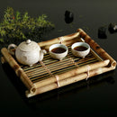 Axya Bamboo Square Plate Tray for Restaurant, Buffet, and Hot Pot