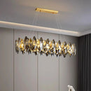 Axyaa Crystal Chandelier Pendant Light for Living Room Dining Room Ceiling Lighting