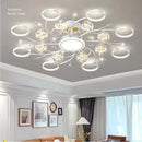 Axyaa Starry Sky Chandelier LED Ceiling Lamp for Modern Nordic Living Room