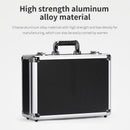 Axyaa Aluminum Toolbox with Handle: Portable, Foam-Filled, Shockproof Organizer