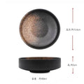 Axyaa Japanese Style Ceramic Soup Salad Dessert Bowl Set for Molecular Cooking