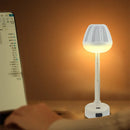 Axyaa Rechargeable Adjustable Height Table Lamp for Bedroom Study Reading