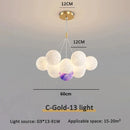 Axyaa Moon Bubble Ball Pendant Light for Children's Room & Living Room