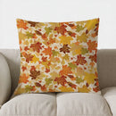 Axyaa Autumn Bow & Pumpkin Pattern Pillow Cover for Sofa Bedroom Car