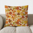 Axyaa Autumn Bow & Pumpkin Pattern Pillow Cover - Sofa, Bedroom, Car - 18"