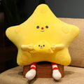 Axyaa Butter Cheese Pillow Plush Dormitory Girl Sofa Star Cushion, Super Soft Doll