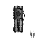 Axya Rechargeable LED Flashlight 18350 Super Bright Torch Waterproof for Camping