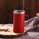 Axyaa Stainless Steel Vacuum Cup with Lid, Double-layer 24oz Mug
